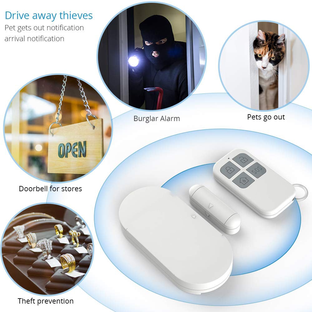 home security system door sensor Magnetic anti theft Burglar Alarm door sensor alarm for kid safety