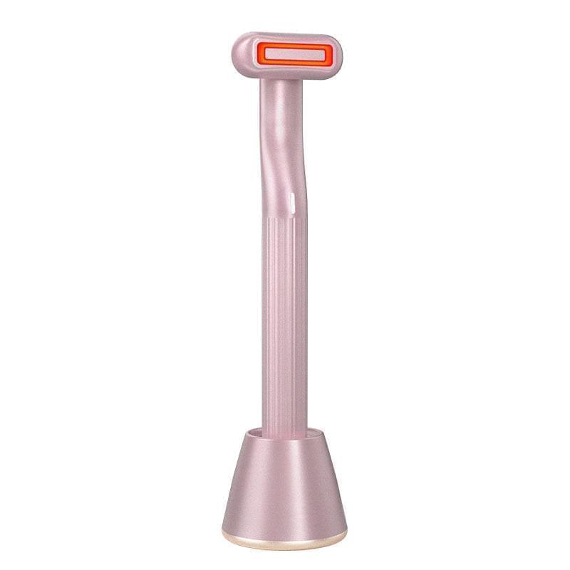 2022 New Upgraded 360 Degrees Rotary Eye Massage Therapeutic Warmth Face Massage Red LED Light 5-in-1 Skincare Tool Wand