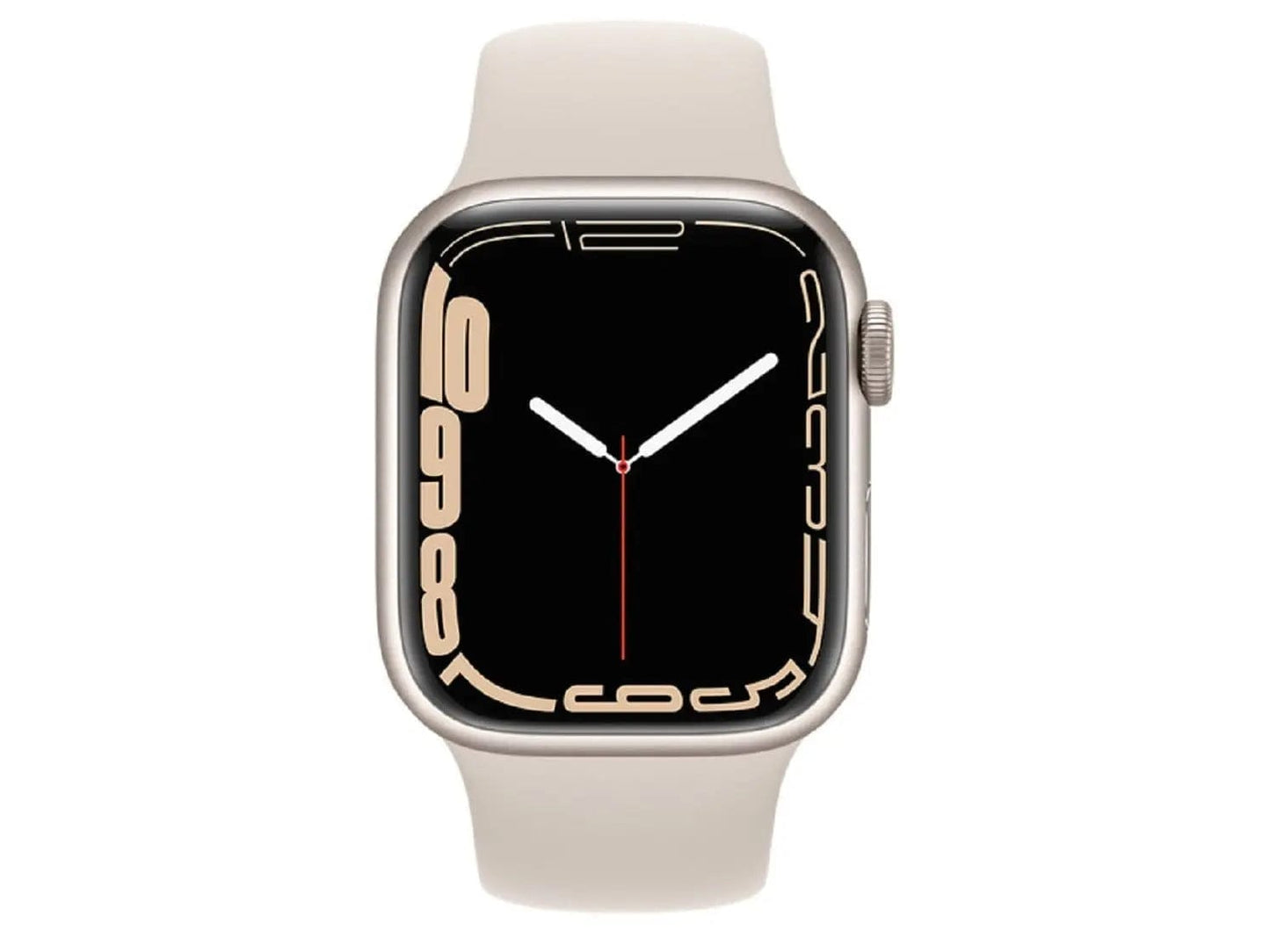 Apple watch series 7 gps 41mm starlight aluminium case with starlight sport band