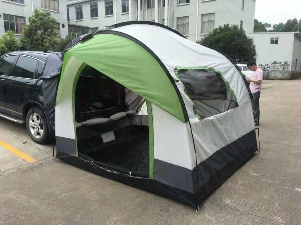 Car rear awning Outdoor portable camping car rear tent Multi-person rainproof pergola Camping canopy tent