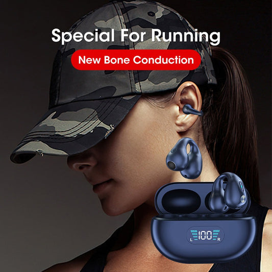 Bone Conduction Bluetooth Headset Clip